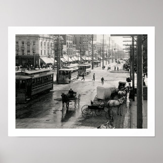 Main St., Salt Lake City, Utah 1904 Poster (Vorne)