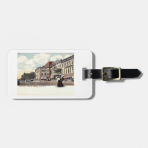 Main Street, Asbury Park, NJ Vintage Postkarte Gepäckanhänger