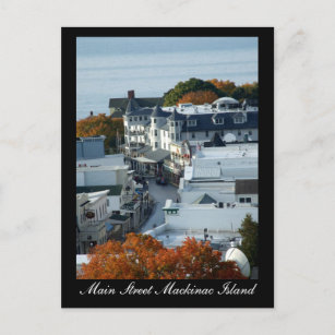 Main Street Mackinac Island - Postkarte