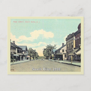 Main Street, South River, NJ 1908 Postkarte