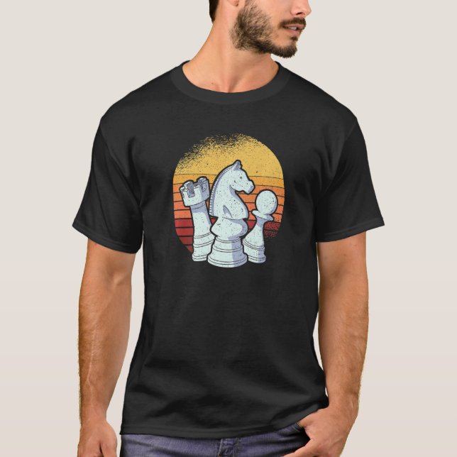 Mainboard Game Checkmate Schach Spieler Großmeiste T-Shirt (Vorderseite)