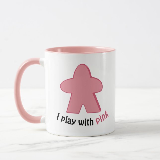 Mainboard-Spiel, das ich mit rosa Paaren spiele Tasse (Links)