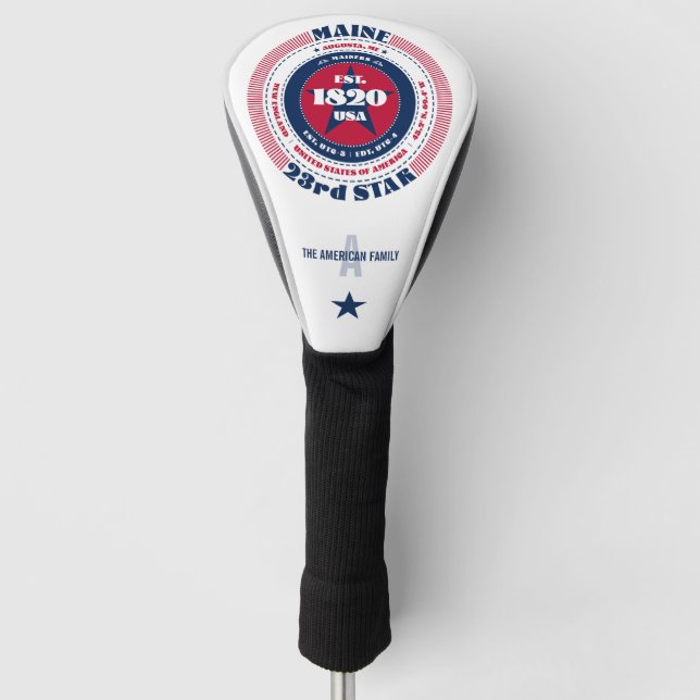 Mainboard Staat Circle Custom Golf Head Cover Headcover (Vorderseite)