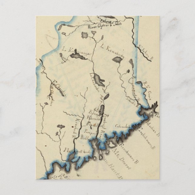 Maine 11 postkarte (Vorderseite)
