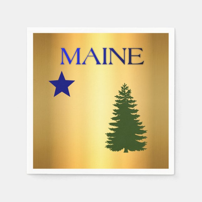 Maine (1901) serviette (Vorderseite)