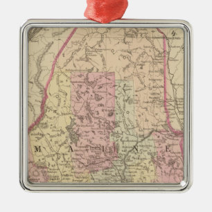 Maine 3 ornament aus metall