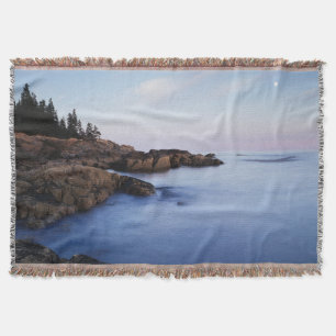 Maine, Acadia National Park, Monduntergang Decke