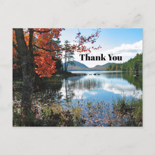 Maine Acadia See Landschaftsfoto Danke Postkarte