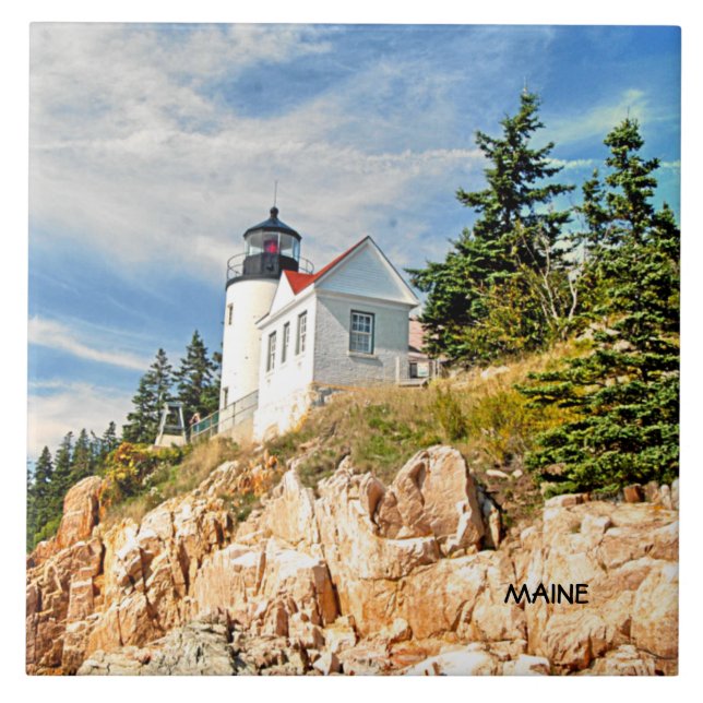 MAINE, BASS-HAFEN FLIESE (Vorderseite)