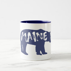 Maine Bear Zweifarbige Tasse