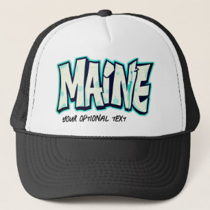 Maine Bekleidungskleidung für Staat T - Shirt Truckerkappe