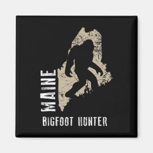 Maine Bigfoot Hunter Magnet
