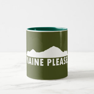Maine bitte zweifarbige tasse