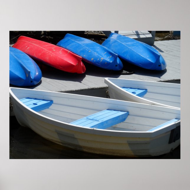 Maine Boats Poster (Vorne)