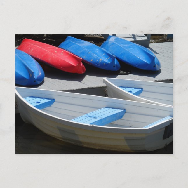 Maine Boats Postkarte (Vorderseite)