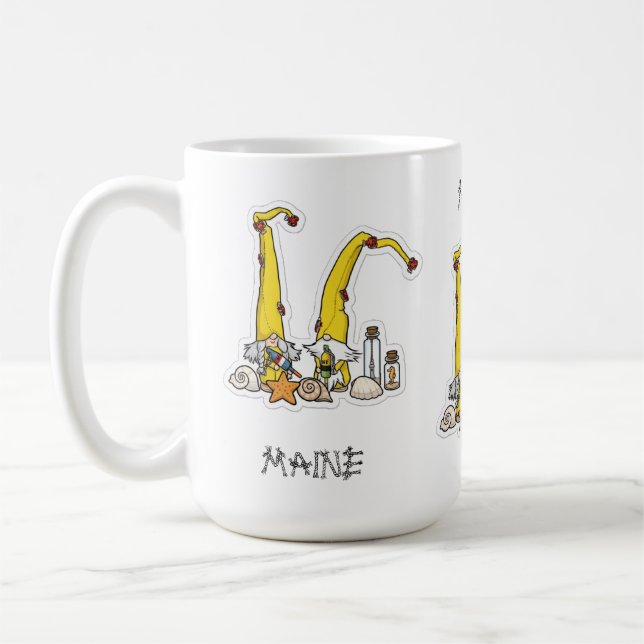 Maine Coast - Welcome Gnome  Kaffeetasse (Links)