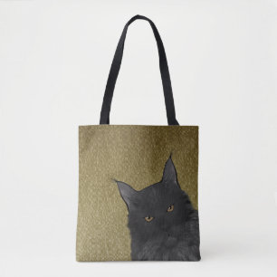 Maine Coon Allover Tote Bag Tasche