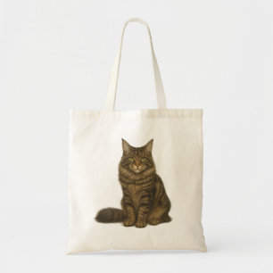 Maine Coon Brown Blotched Tabby Tote Bag Tragetasche