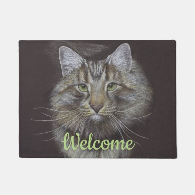 Maine Coon Cat Fußmatte (Vorderseite)