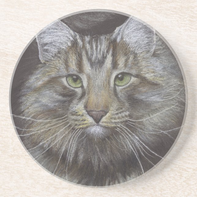 Maine Coon Cat Getränkeuntersetzer (Vorne)