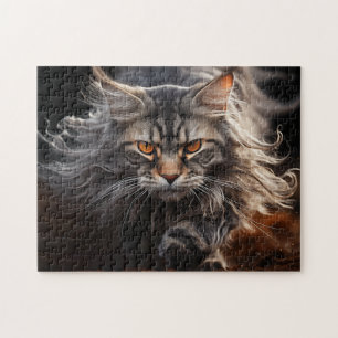 Maine Coon Cat Jagd
