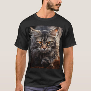 Maine Coon Cat Jagd T-Shirt