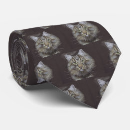 Maine Coon Cat Krawatte