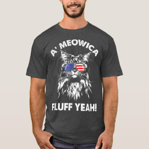Maine Coon Cat Meowicameowica Fluff Yeah 56 T-Shirt