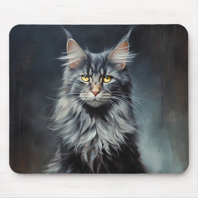 Maine Coon cat Mousepad (Vorne)