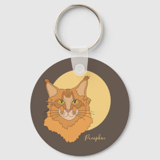 Maine Coon Cat Schlüsselanhänger
