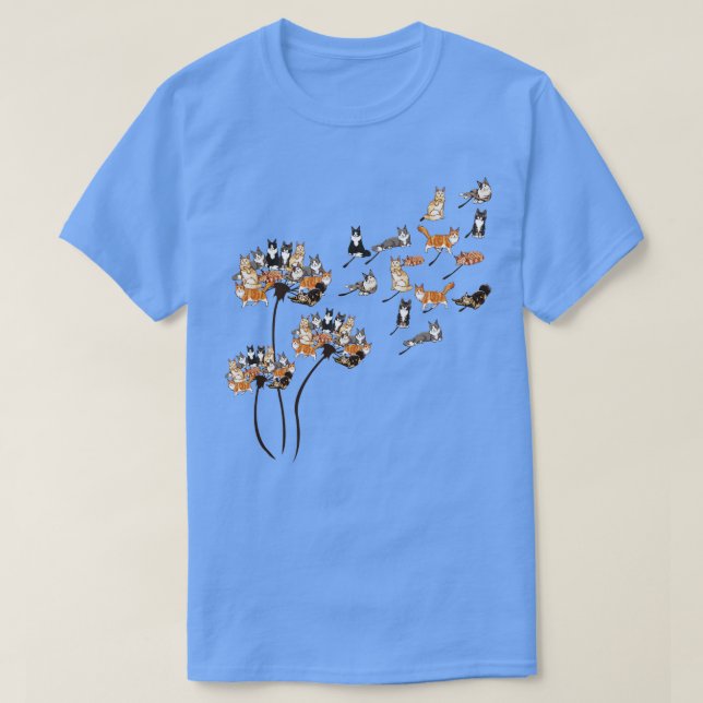 Maine Coon Cat Shirt Dandelion Maine Coon Cat Lieb (Design vorne)