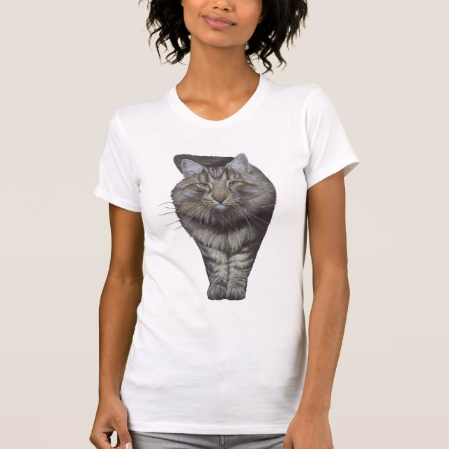 Maine Coon Cat T-Shirt (Vorderseite)