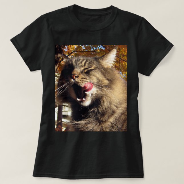 Maine Coon Cat T - Shirt (Design vorne)