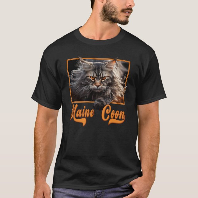 Maine Coon Cat T-Shirt (Vorderseite)