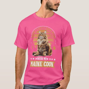 Maine Coon Ich kann keine PLÄNE MIT MEINEM MAINCOO T-Shirt