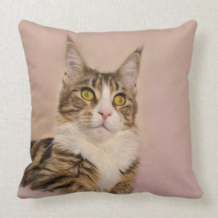 Maine Coon kitten Portrait Kissen