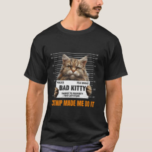 Maine Coon KITTY CATNIP HAT MICH DAZU GEZWUNGEN Lu T-Shirt