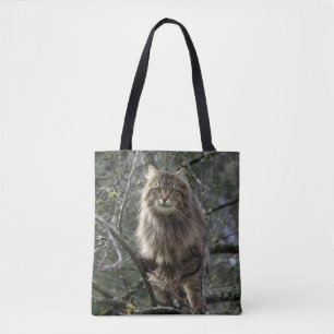 Maine Coon Long-haar Tabby Cat Tasche
