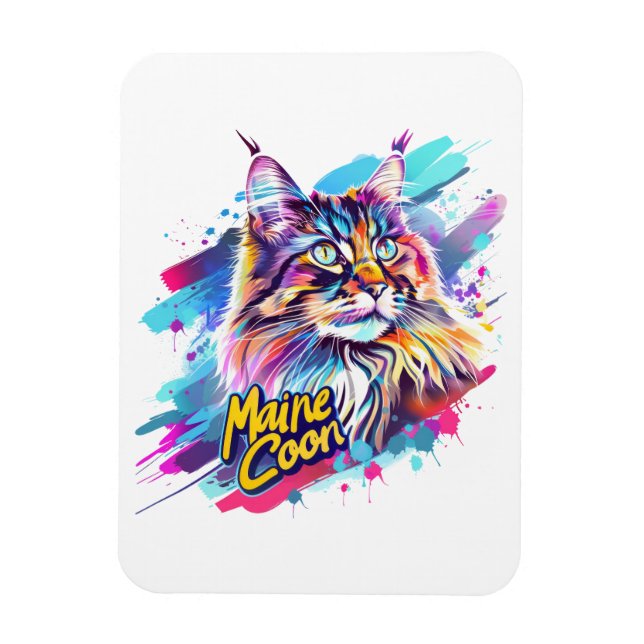 Maine Coon Magnet (Vertikal)