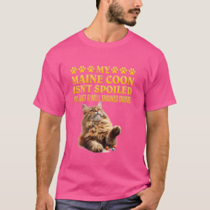 Maine Coon MEINE MAINE COON IST NICHT SPORIERT Fun T-Shirt