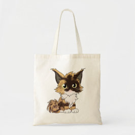 Maine coon mit Herz und Name Tragetasche