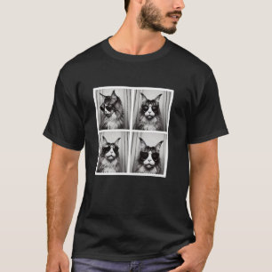 Maine Coon mit Sonnenbrille Lustige Katze Klassisc T-Shirt