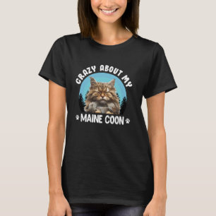 Maine Coon Owner CRAZY ÜBER MEINE MAINE COON Vinta T-Shirt