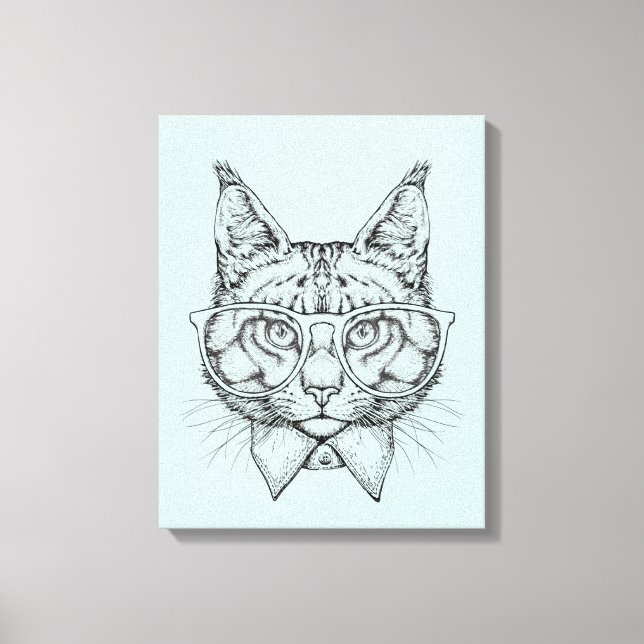 Maine Coon Portrait Leinwanddruck (Vorderseite)