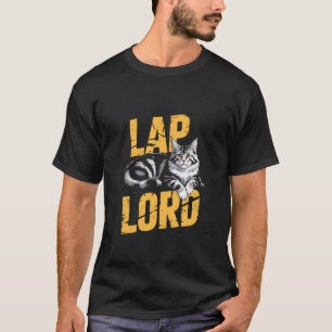 Maine Coon Schoß Lord Majestätischer Katzenbesitze T-Shirt