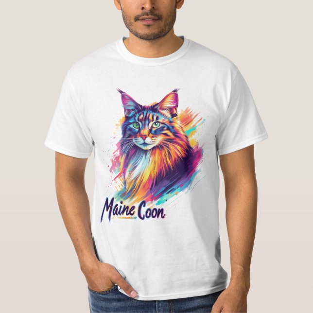 Maine Coon T-Shirt (Vorderseite)