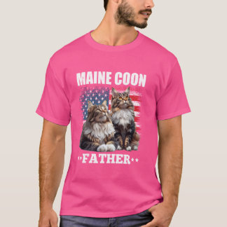 MAINE COON VATER America Maine Coon Eigentümer USA T-Shirt