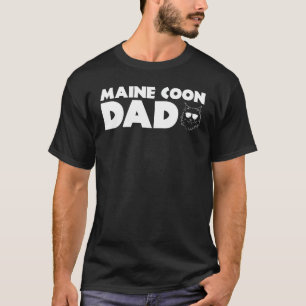 Maine Coon Vater Funny Maine Coon Cat Vater Vater T-Shirt