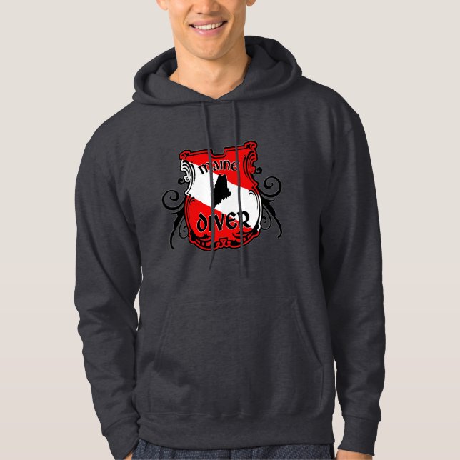 Maine Diver Hoodie (Vorderseite)
