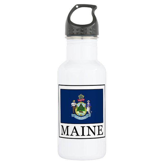 Maine Edelstahlflasche (Vorderseite)